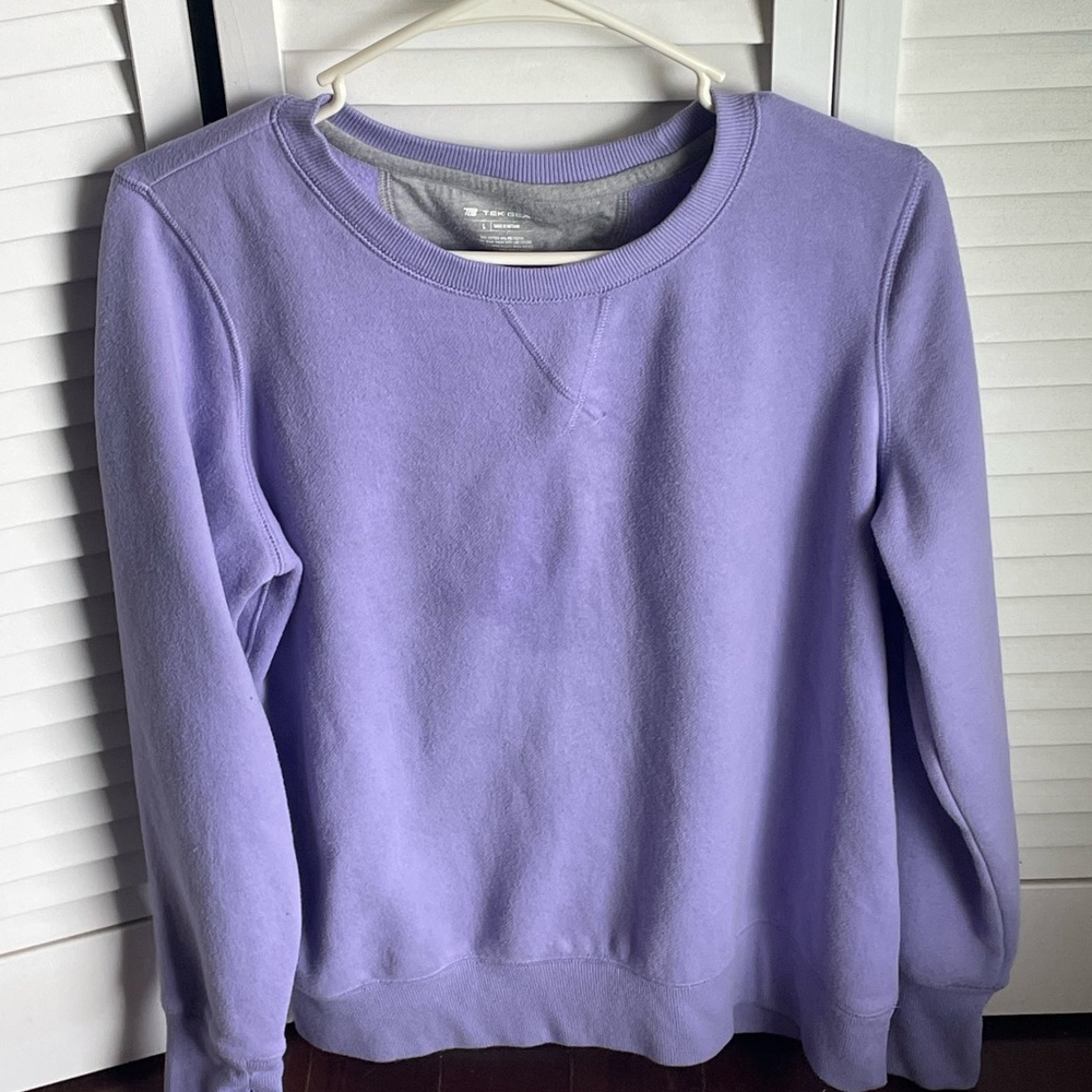 Tek Gear Purple Crew Neck Sweatshirt